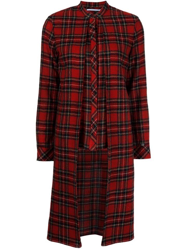Rosetta Getty Tartan Pattern Shirt