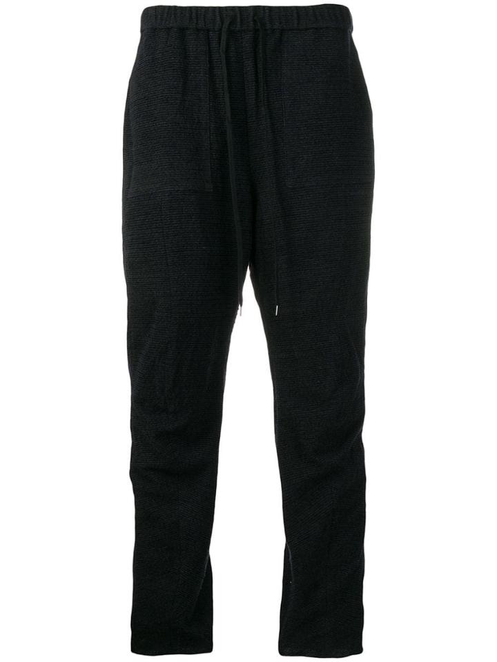 Individual Sentiments Woven Track Trousers - Blue