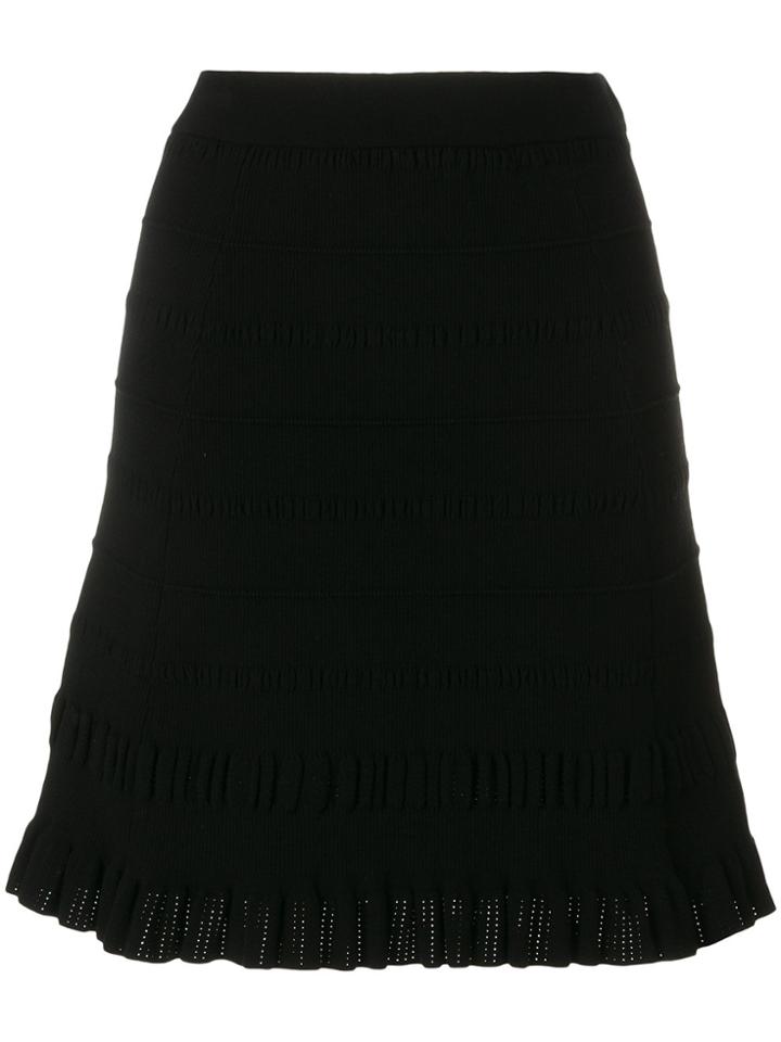 Kenzo Textured Knit Skirt - Black