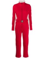 Bogner Stripe Panel Jumpsuit - Red