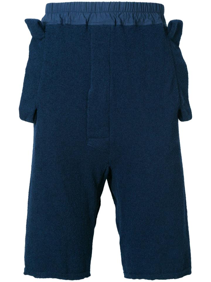 Bernhard Willhelm Elasticated Waist Shorts - Blue
