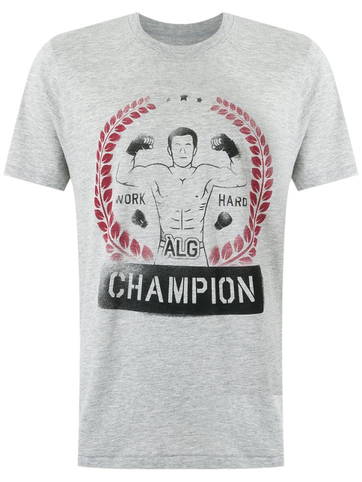 À La Garçonne Printed T-shirt - Grey