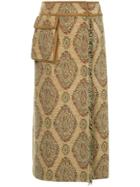 Muller Of Yoshiokubo Bodevan Embroidered Wrap Skirt - Multicolour