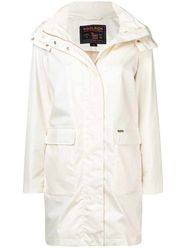 Woolrich Mid-length Parka Coat - Neutrals