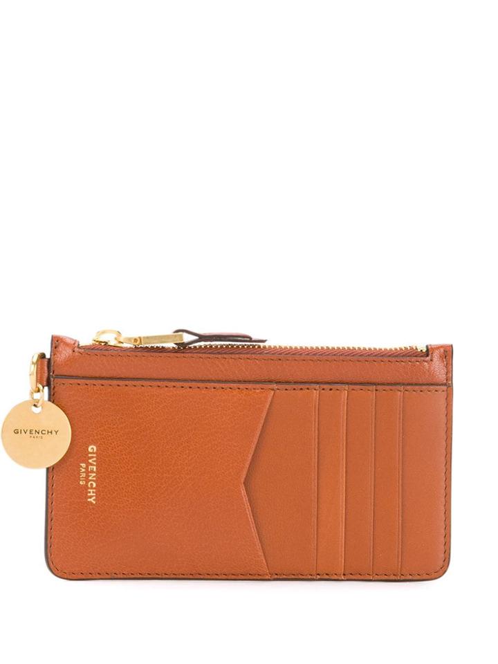 Givenchy Chestnut Leather Wallet - Brown