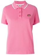 Kenzo 'tiger' Polo Shirt, Women's, Size: Large, Pink/purple, Cotton