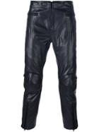 Juun.j Zipped Legs Cropped Trousers