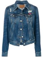 Vivienne Westwood Anglomania Weave Denim Jacket - Blue