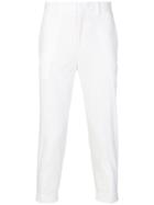 Neil Barrett Tapered Cropped Trousers - White