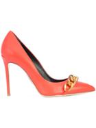 Thomas Wylde Blade Chained Pumps - Red