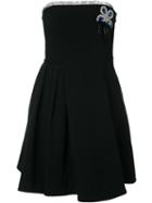 Cinq A Sept Jewel-embellished Mini Dress, Women's, Size: 0, Black, Acetate