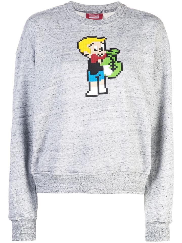 Mostly Heard Rarely Seen 8-bit Richie Sweatshirt - Grey
