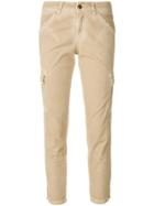 Twin-set Cropped Pocket Trousers - Nude & Neutrals