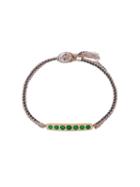 Brooke Gregson 14kt Gold 7 Emerald Bar Bracelet - Neutrals