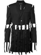 Icosae Half Cut Coat, Men's, Size: Small, Black, Cupro/wool