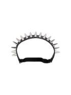 Gucci Leather Headband With Studs - Black