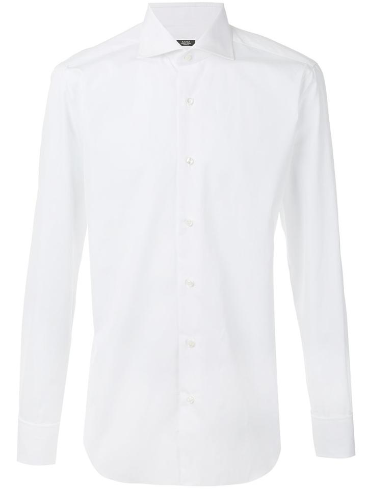 Barba - Classic Shirt - Men - Cotton - 43, White, Cotton