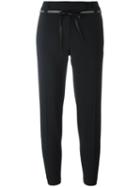 Brunello Cucinelli Tailored Cropped Trousers, Women's, Size: 38, Black, Wool/polyamide/spandex/elastane/cupro