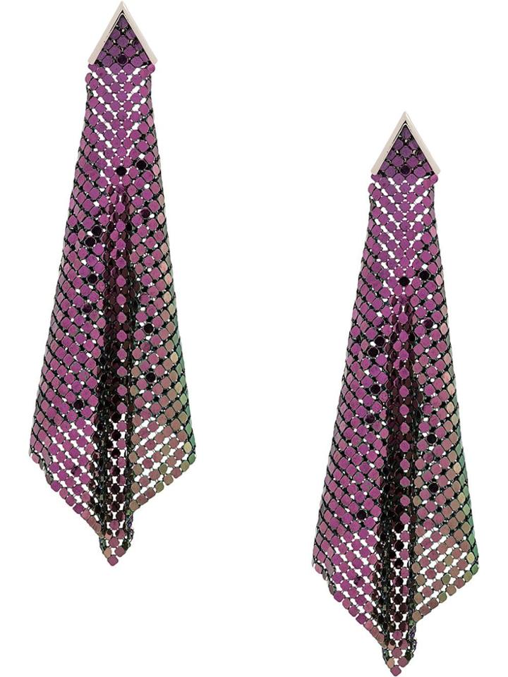Christopher Kane Chainmail Earrings - Metallic