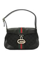Gucci Pre-owned Shelly Line Gg Handbag - Black