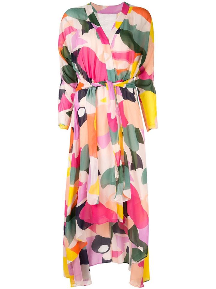 Ginger & Smart Chroma Wrap Dress - Multicolour