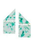 Lele Sadoughi Shingle Earrings - Green