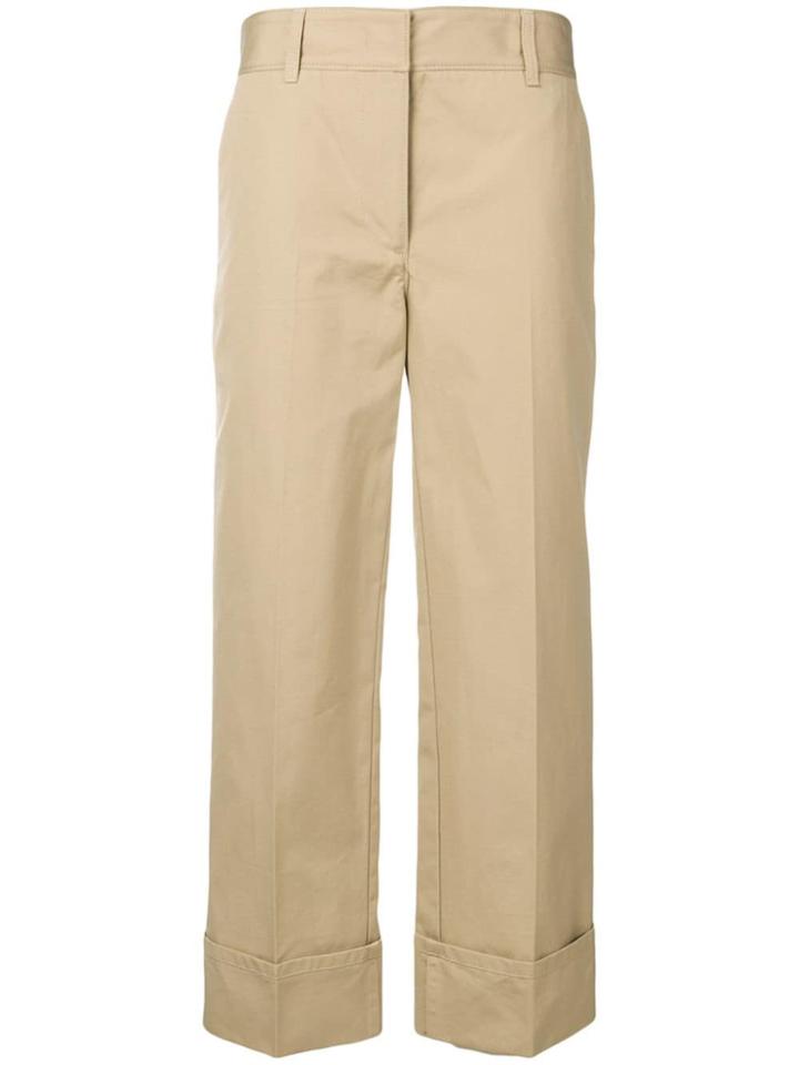 Prada Wide-leg Tailored Trousers - Neutrals