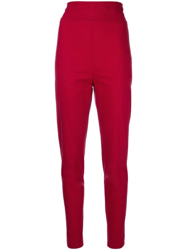 Romeo Gigli Pre-owned High Waist Trousers - Red