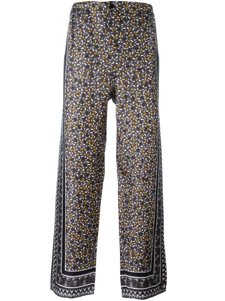 Fendi Bag Bugs Pyjama Pants, Men's, Size: 46, Brown, Silk