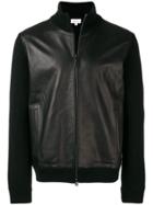 Brioni Knitted Sleeves Jacket - Black