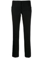 Gucci Pre-owned 1990's Polka Dot Trousers - Black