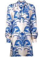 Gucci Dragon Print Dress - White