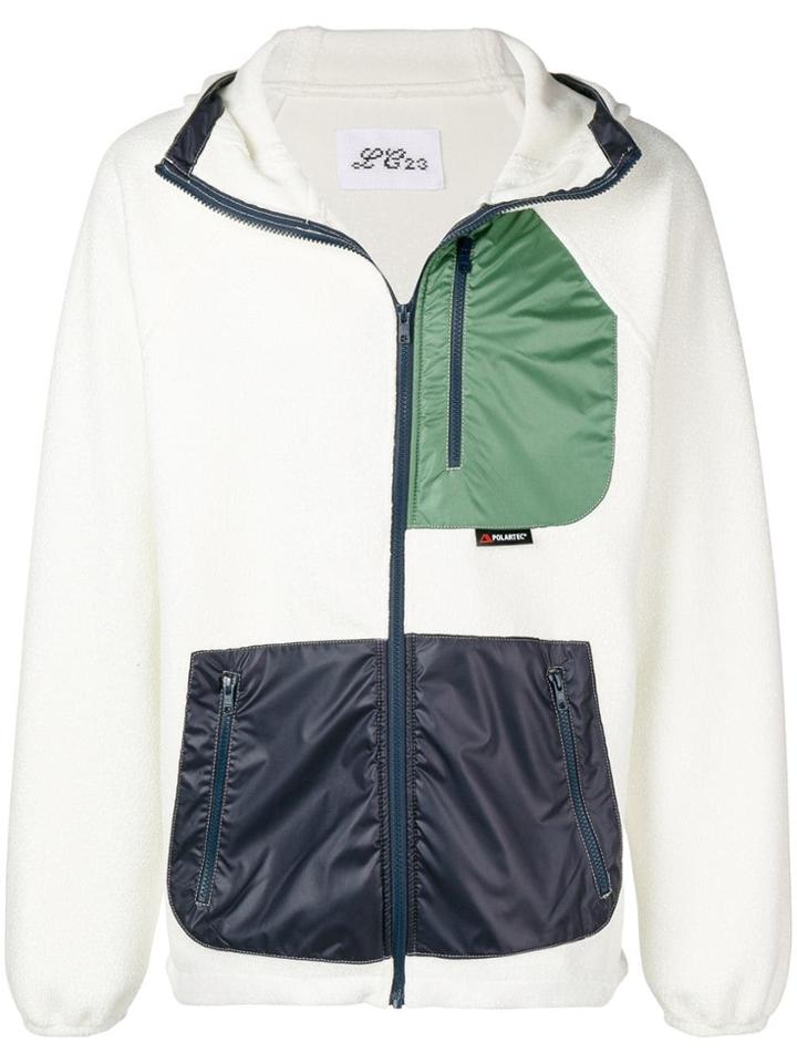 Lc23 Contrast Pocket Jacket - White