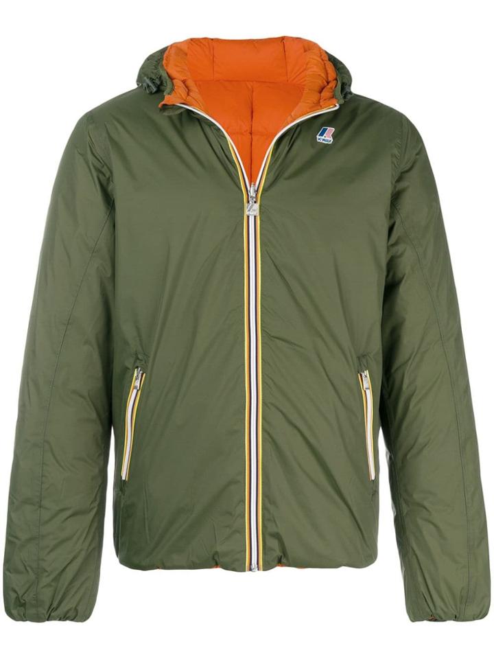 K-way Padded Loose Jacket - Green