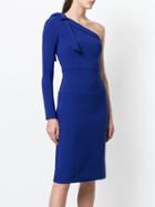 P.a.r.o.s.h. Slim Fit One-shoulder Dress - Blue