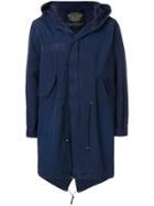 Mr & Mrs Italy Classic Midi Parka - Blue