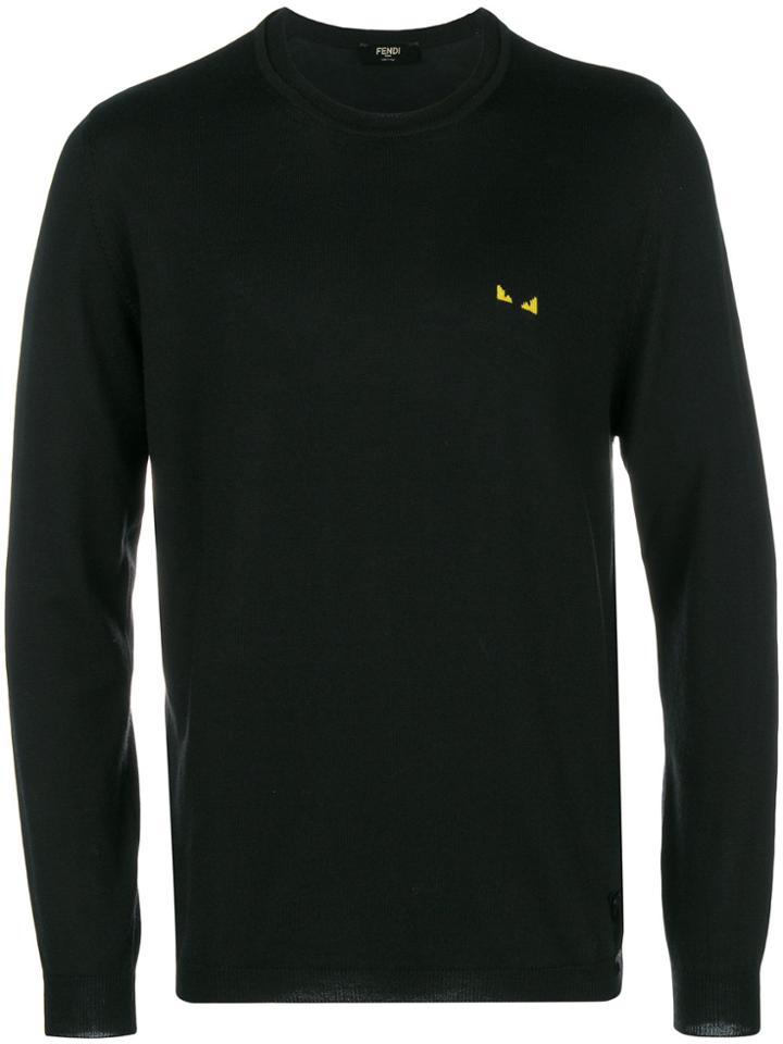 Fendi Bag Bugs Jumper - Black