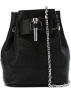 Carven Mini Pin Detail Crossbody Bag, Women's, Black