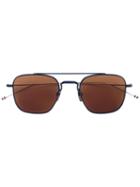 Thom Browne Eyewear - Tbs907 Sunglasses - Unisex - Metal - 50, Blue, Metal