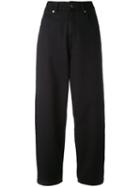 Société Anonyme - 'peanut' Trousers - Women - Cotton - M, Black, Cotton