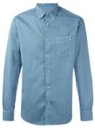 Officine Generale 'lipp' Shirt, Men's, Size: Small, Blue, Cotton
