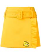 Prada Belted Mini Skirt - Yellow