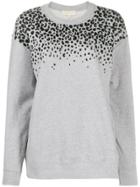 Michael Michael Kors Leopard Print Sweatshirt - Grey