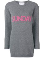 Alberta Ferretti Sunday Sweater Dress - Grey