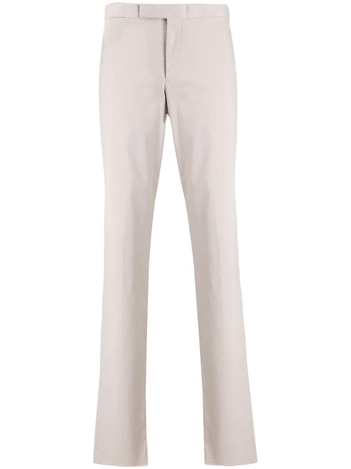 Ermenegildo Zegna Straight Leg Chinos - Neutrals