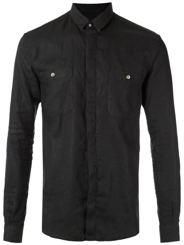 À La Garçonne Long Sleeves Shirt - Black