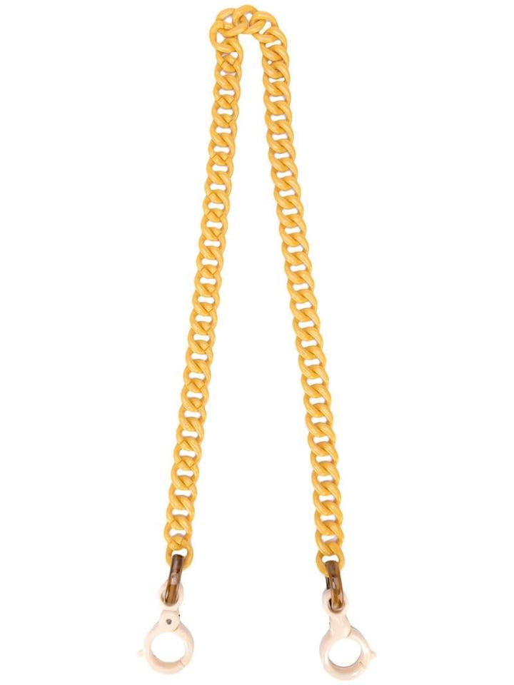 Silvia Tcherassi Chain Shoulder Strap - Yellow