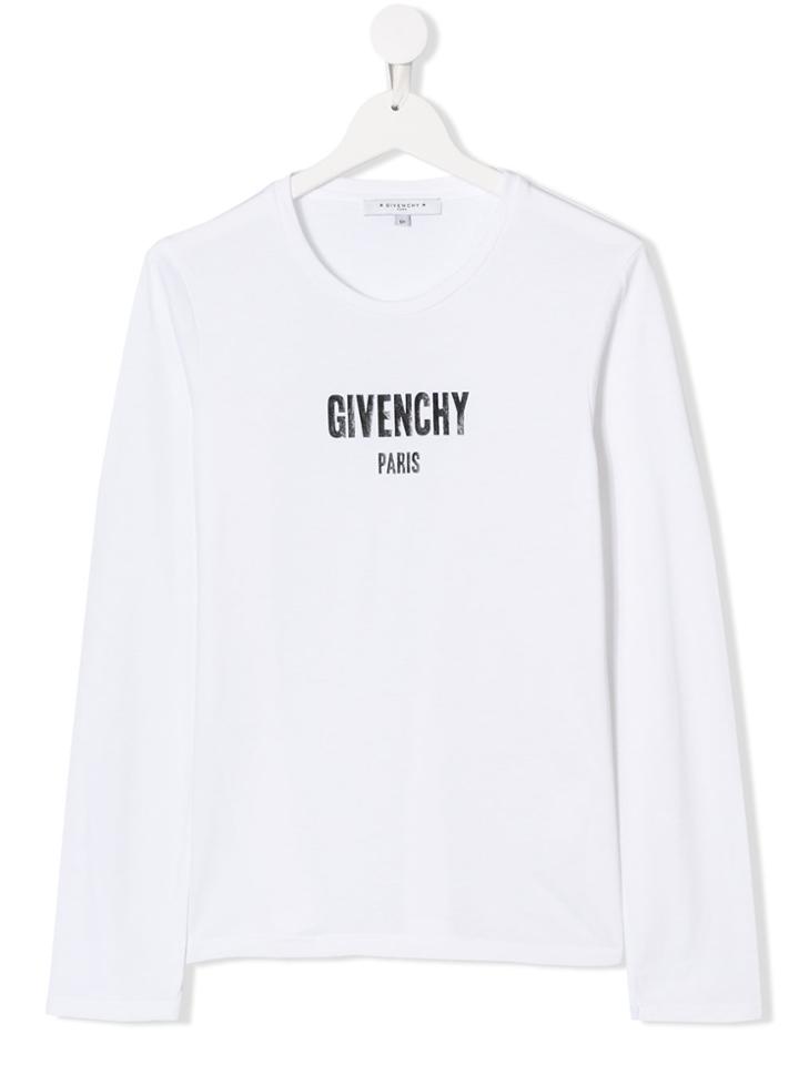 Givenchy Kids Logo Tee - White