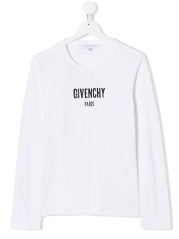 Givenchy Kids Logo Tee - White