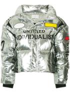 Ground Zero Metallic Padded Jacket - Silver